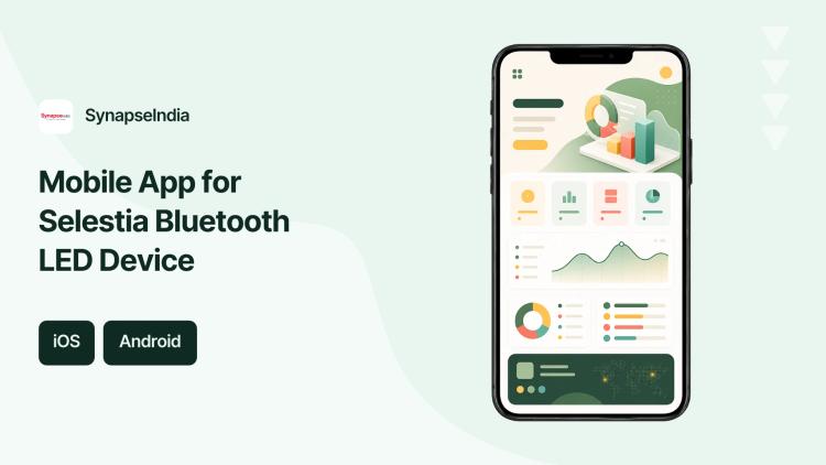 Preview of the Mobile App for Selestia Bluetooth LED Device
