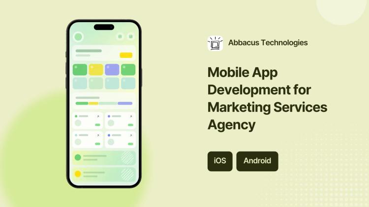 Preview of the Mobile App Development for Marketing Services Agency
