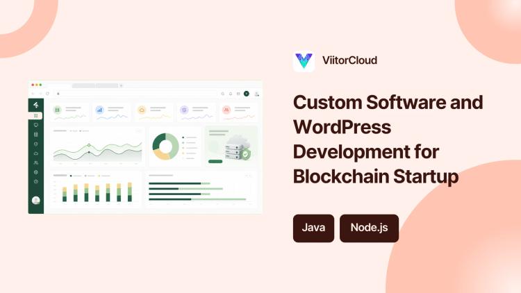 Preview of the Custom Software and WordPress Development for Blockchain Startup