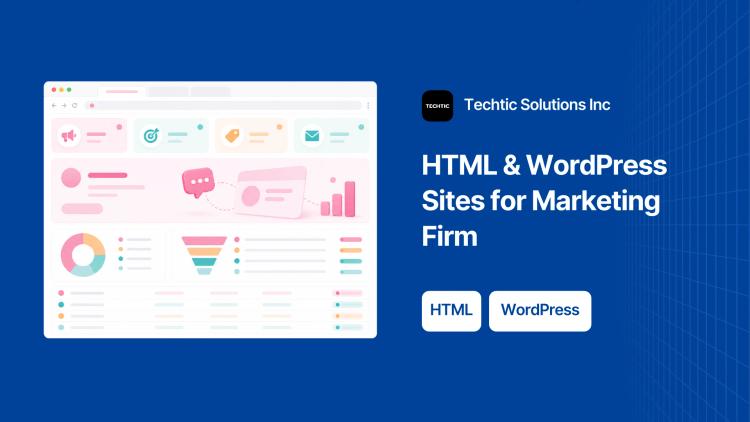 Preview of the HTML & WordPress Development for Marketing & SEO Firm