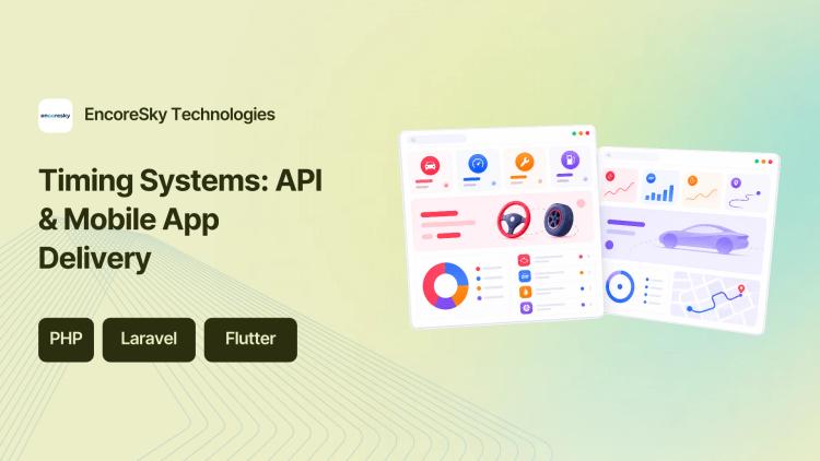 RESTful API, Custom Software & Mobile App for Timing Systems Company image
