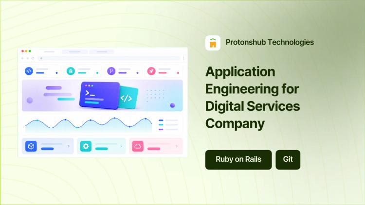 Preview of the Ruby on Rails App Development for Techlene