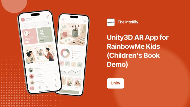 Preview of the Unity3D AR App for RainbowMe Kids (Children's Book Demo)