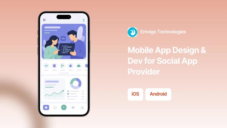 Preview of the Mobile App Design & Dev for Social App Provider