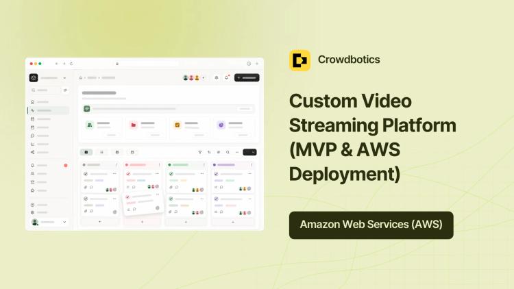 Preview of the Custom Video Streaming Platform (MVP & AWS Deployment)
