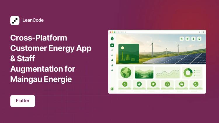 Preview of the Cross-Platform Customer Energy App & Staff Augmentation for Maingau Energie