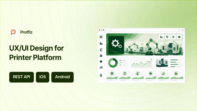 Preview of the UX/UI Design for Printer Platform