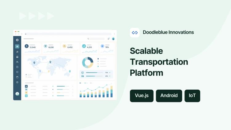 Preview of the Custom Transportation Platform with Web Admin and Android App