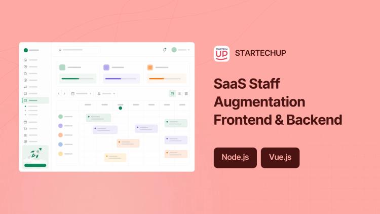 Preview of the SaaS Frontend & Backend Staff Augmentation for UK Startup