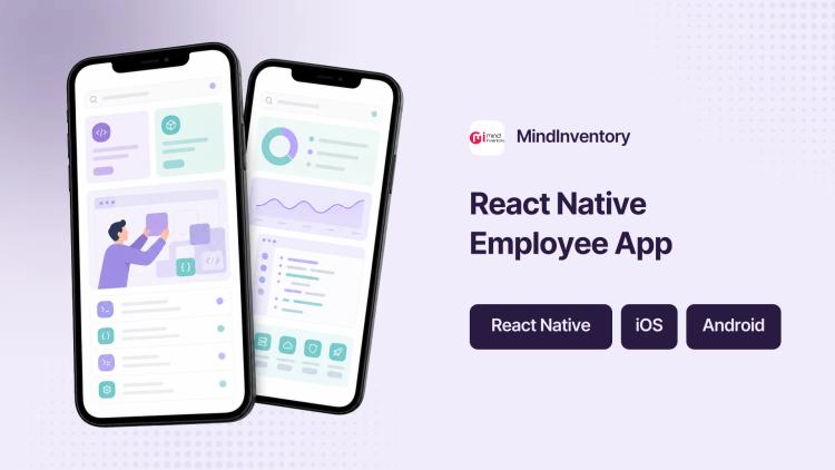 Preview of the React Native iOS & Android App for Employee Use
