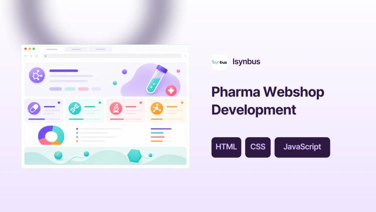 Preview of the Pharmaceutical E‑commerce Website & Webshop