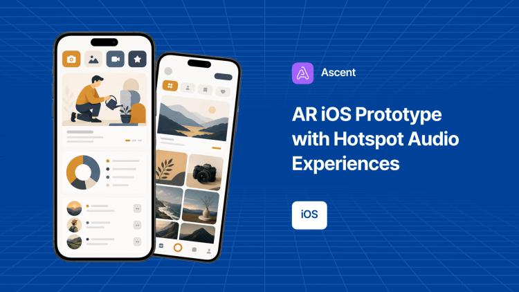 Preview of the AR iOS Prototype with Hotspot Audio Experiences