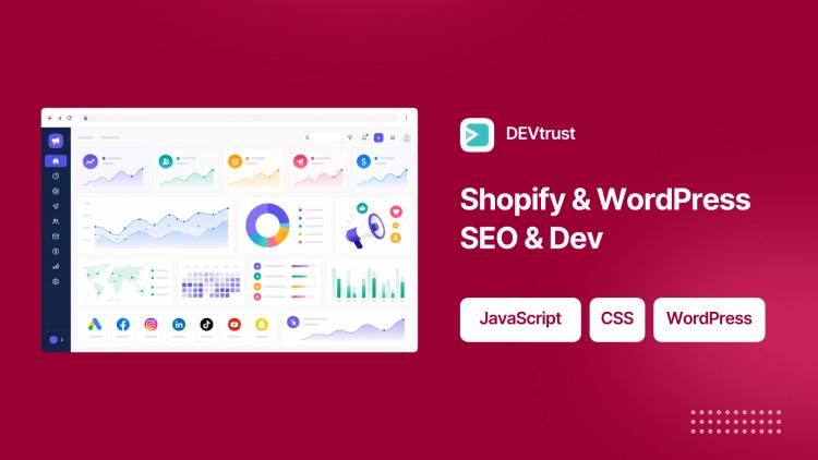 Preview of the WordPress & Shopify SEO and Development for Digital Marketing Agency
