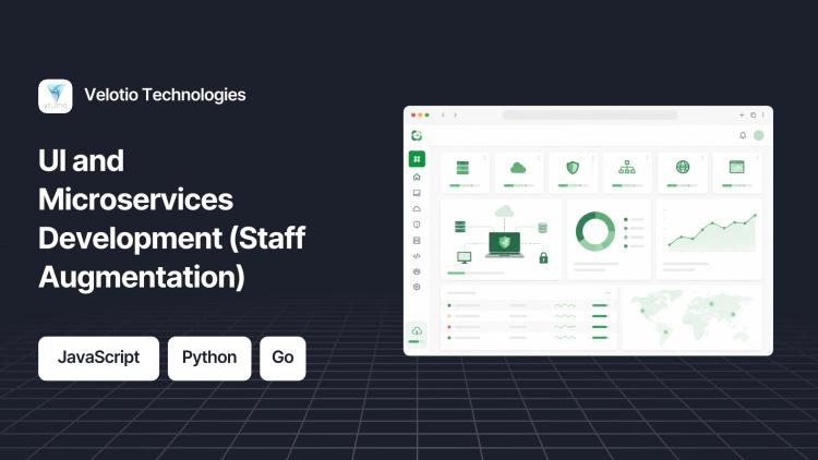 Preview of the UI and Microservices Development (Staff Augmentation)