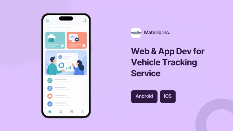 Preview of the Web & App Dev for Vehicle Tracking Service