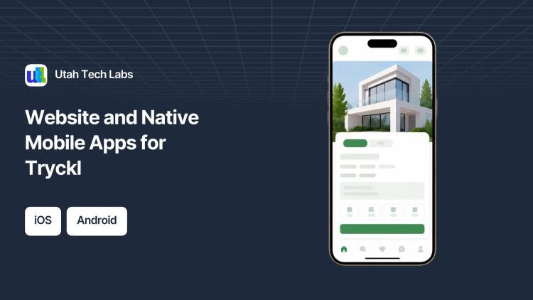 Preview of the Website and Native Mobile Apps for Tryckl
