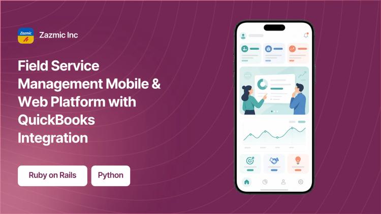 Preview of the Field Service Management Mobile & Web Platform with QuickBooks Integration