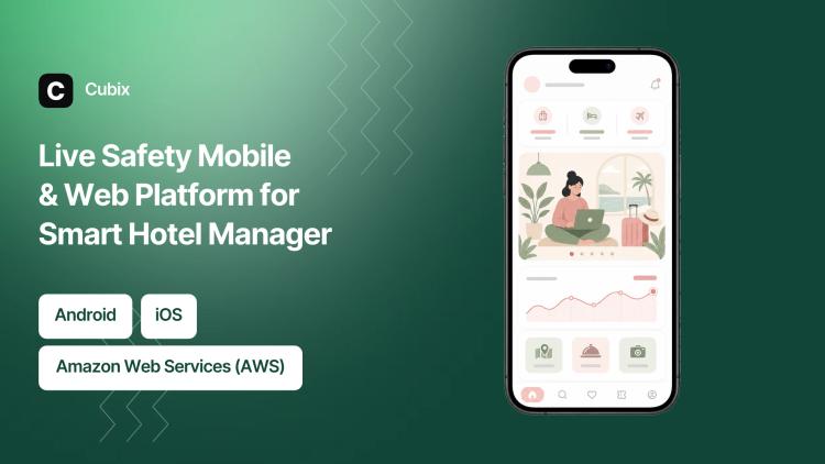 Preview of the Live Safety Mobile & Web Platform for Smart Hotel Manager
