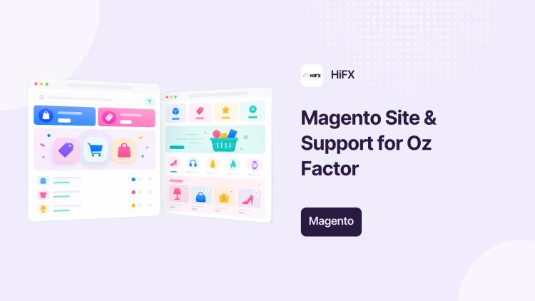 Magento Website Development & Ongoing Support for Oz Factor image