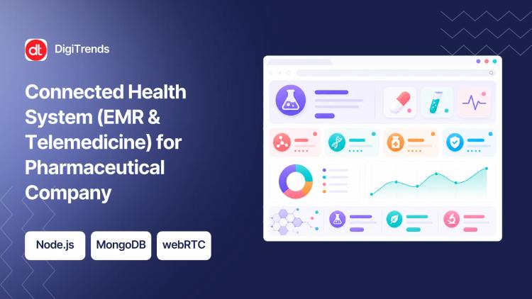 Preview of the Connected Health System (EMR & Telemedicine) for Pharmaceutical Company