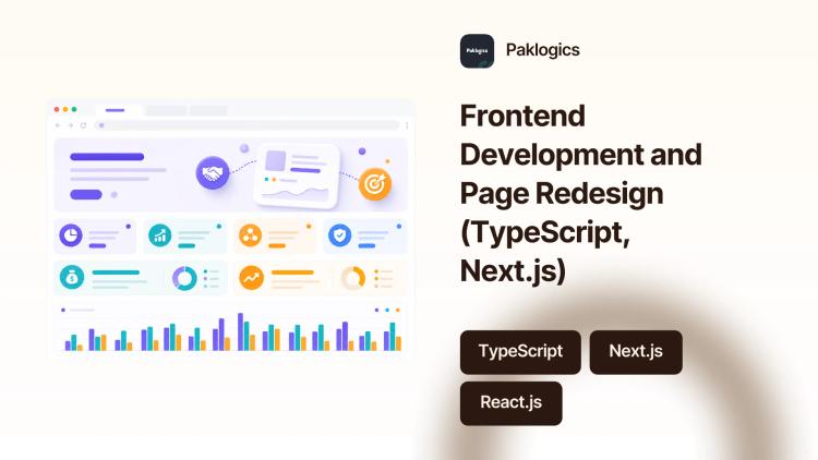 Frontend Development and Page Redesign (TypeScript, Next.js) image
