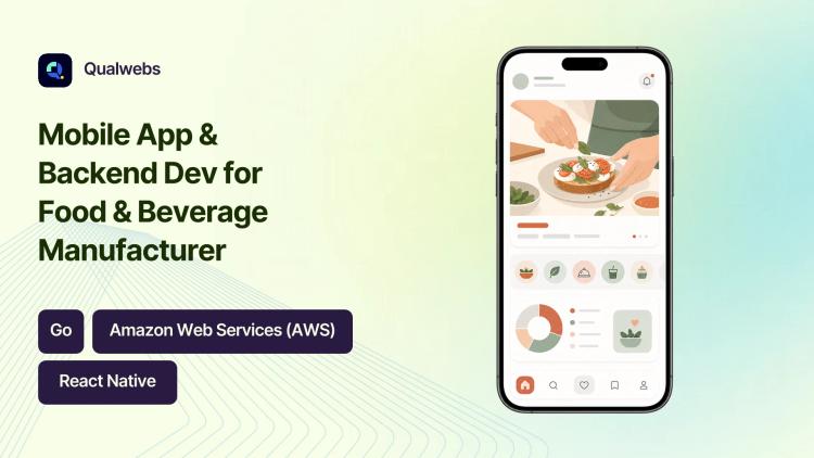 Mobile App Development & Staff Augmentation for Food & Beverage Manufacturer image