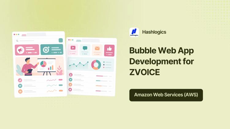 Preview of the Bubble Web App Development for ZVOICE