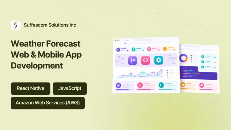 Preview of the Weather Forecast Web & Mobile App Development