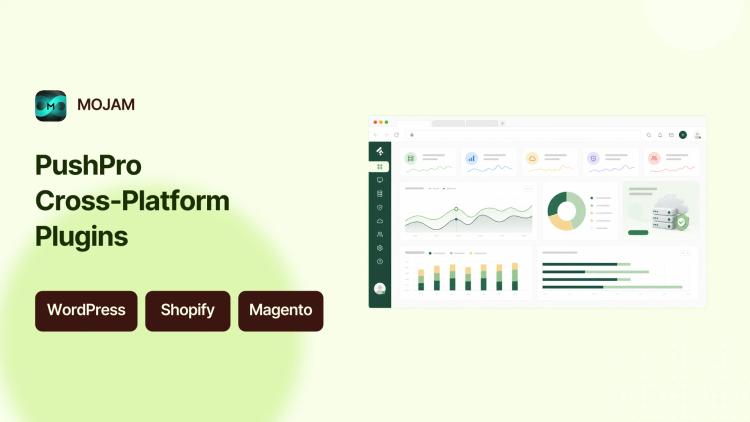 PushPro Cross-Platform Plugins for WordPress, Shopify, Magento & BigCommerce image