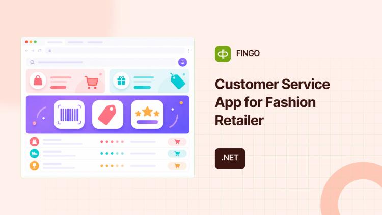 Preview of the Customer Service App for Fashion Retailer