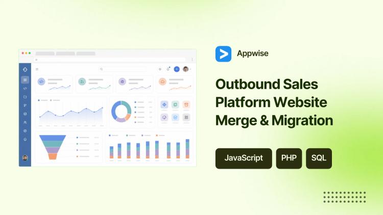 Preview of the Website Merge, Migration & Plugin Integration for Outbound Sales Platform