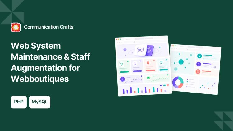 Preview of the Web System Maintenance & Staff Augmentation for Webboutiques