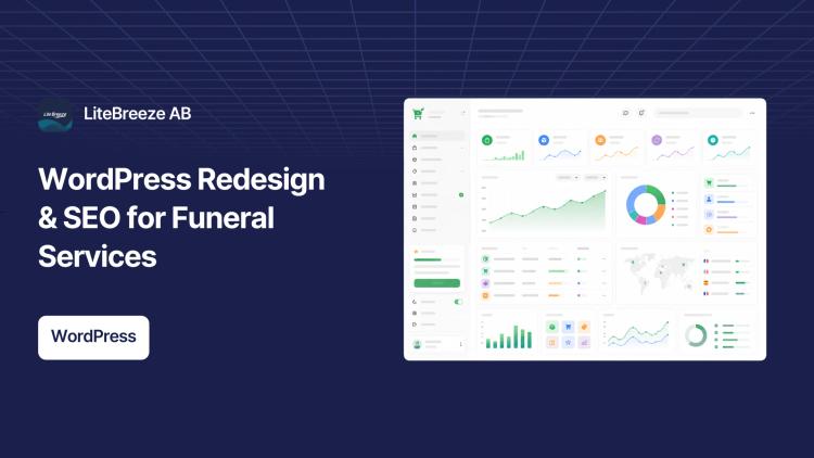Preview of the WordPress Redesign & SEO for Begravningsbolaget (Funeral Services)