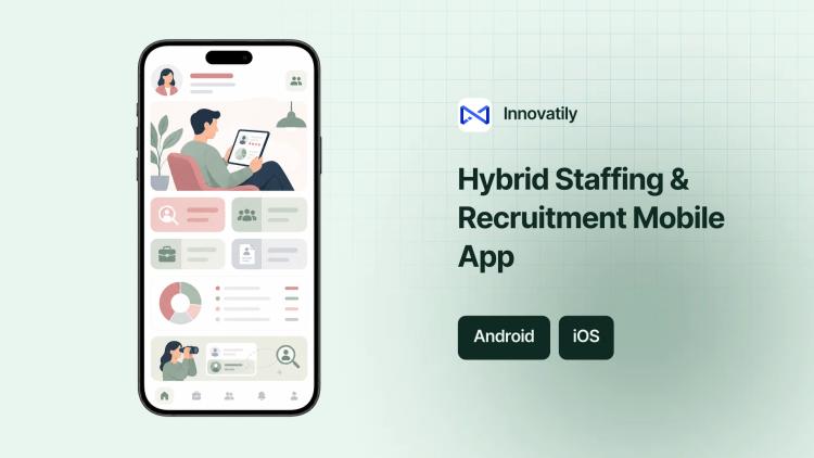 Hybrid Staffing & Recruitment Mobile App image