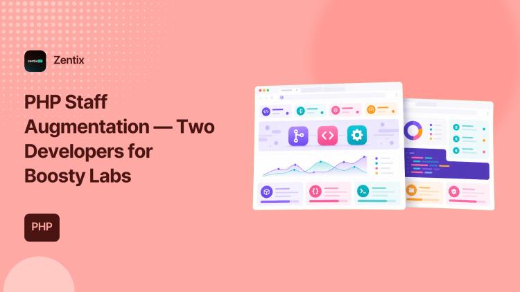 Preview of the PHP Staff Augmentation — Two Developers for Boosty Labs