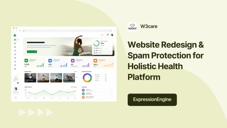 Preview of the Website Redesign & Spam Protection for Holistic Health Platform