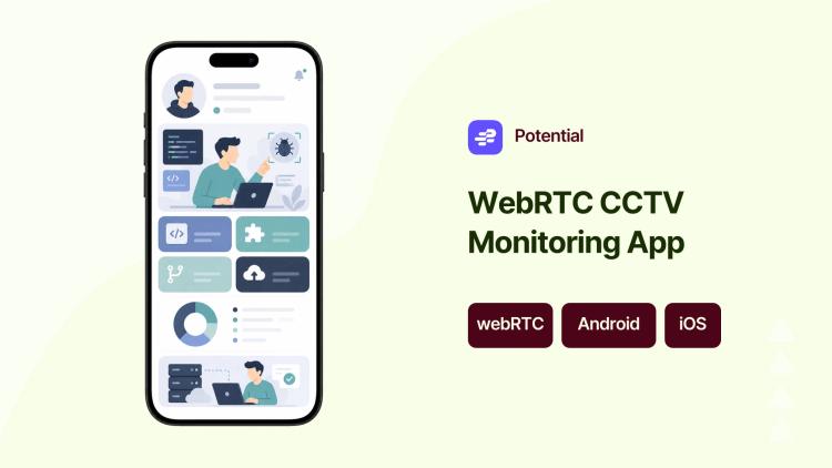 WebRTC-based CCTV Monitoring App with Mobile and Web Clients image