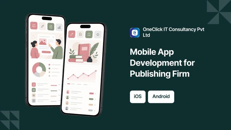 Preview of the Mobile App Development for Publishing Firm