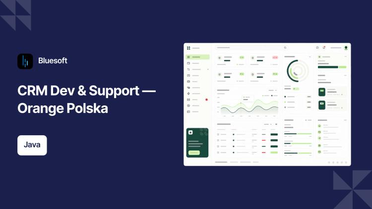 Preview of the CRM Development & Maintenance for Orange Polska