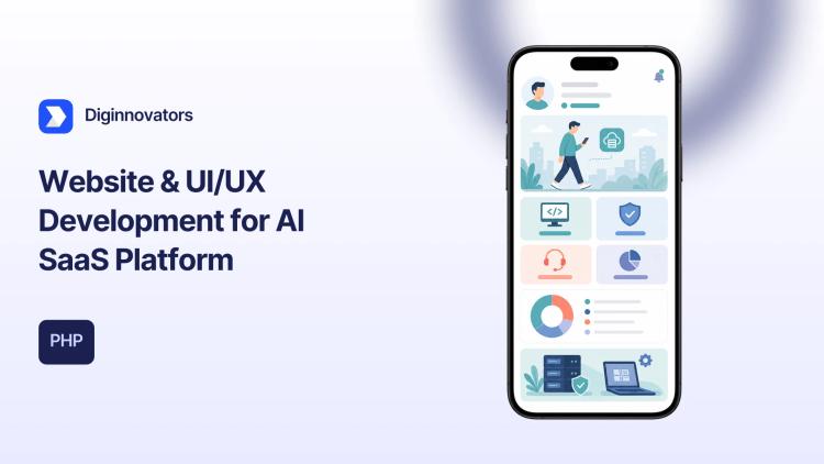 Website & UI/UX Development for AI SaaS Platform image