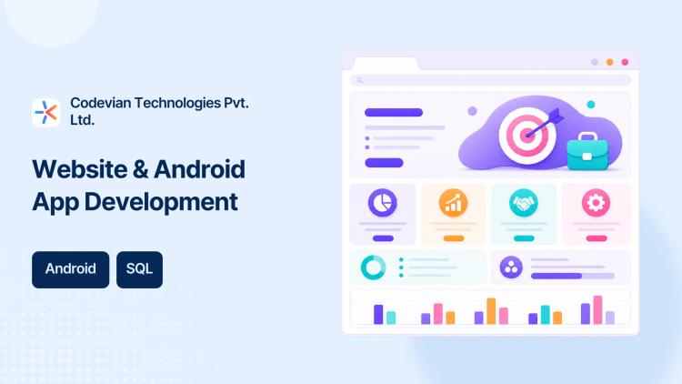 Preview of the Website & Android App Development