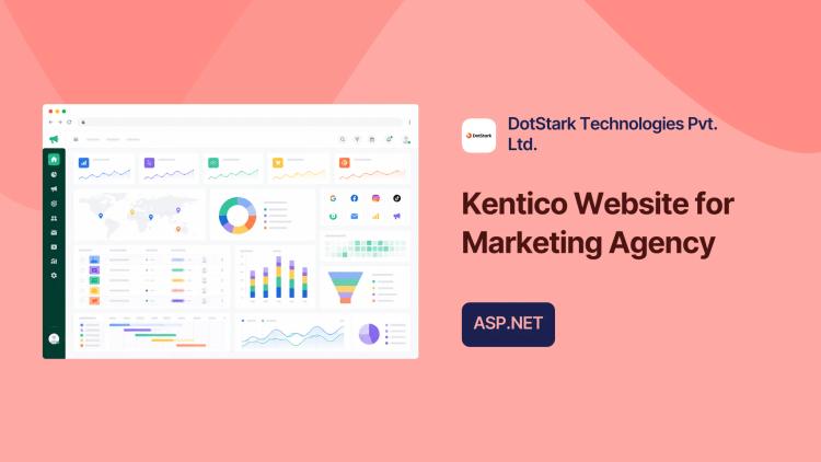 Kentico Website and UI/UX Design for Marketing Agency image