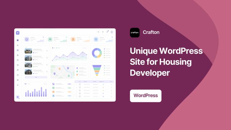 Preview of the WordPress Website for European Housing Developer