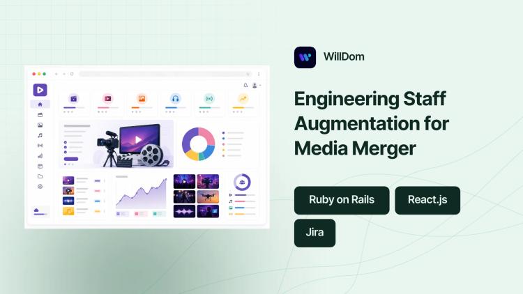 Preview of the Staff Augmentation Ruby on Rails & React Engineers for Online Media Merger