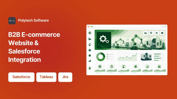 Preview of the B2B Website and Salesforce Integration for Industrial Tools Manufacturer