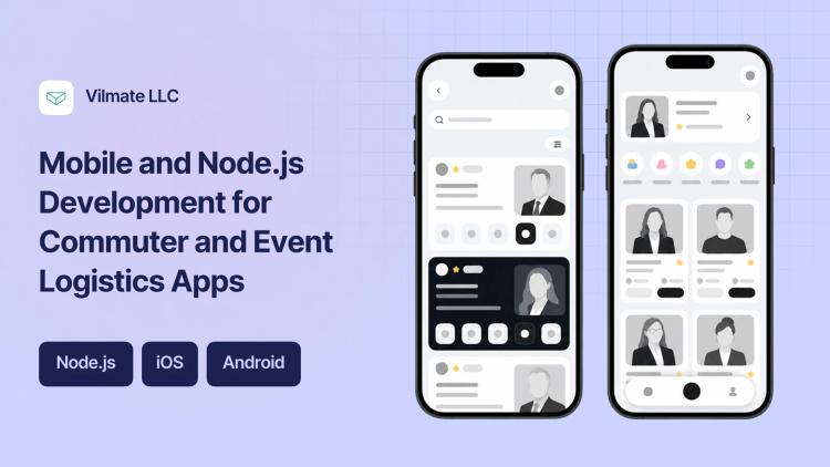 Preview of the Mobile and Node.js Development for Commuter and Event Logistics Apps