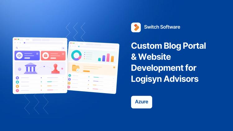 Preview of the Custom Blog Portal & Website Development for Logisyn Advisors