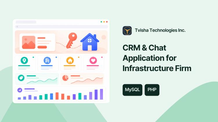 Preview of the CRM and Mobile Chat App for Infrastructure Firm