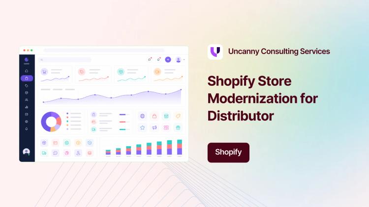Preview of the Custom Shopify E‑commerce Store for Distribution Company