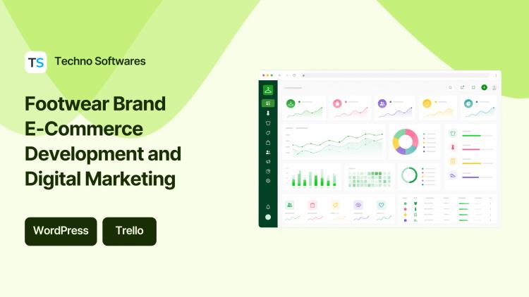 Preview of the WordPress e‑commerce, SEO & Digital Marketing for Footwear Brand